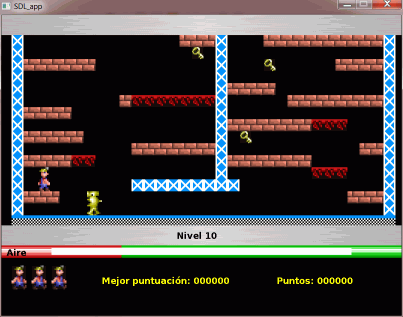 Apariencia del juego, nivel 10, versión 0.13